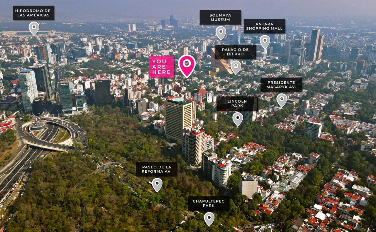 شقة Uliv Parque Lincoln مدينة مكسيكو المظهر الخارجي الصورة
